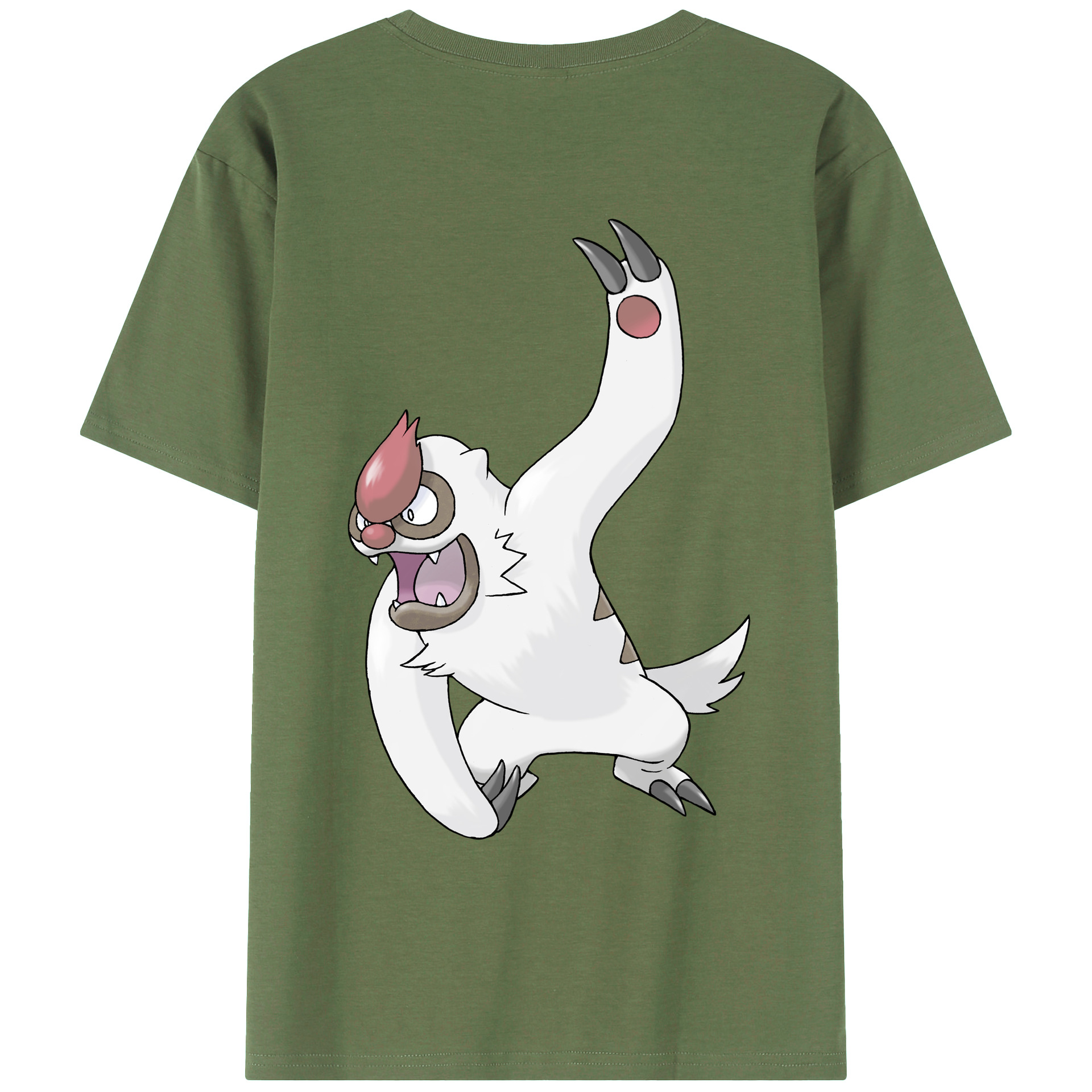 （画像用） ポケットモンスター Pokémon 綿100％ メンズ半袖Tシャツ（バックプリント） 通気性